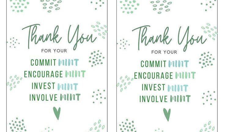 Free Printable Cute Mint Sayings Printable New Year Banners