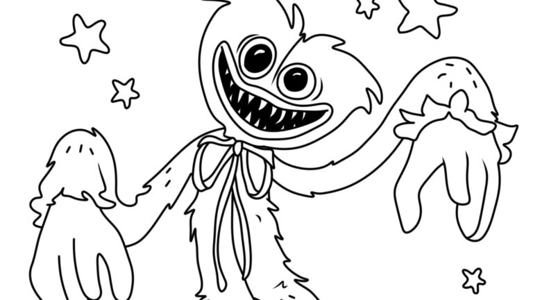 Poppy Playtime Coloring Page New Picture Free Printable Coloring Home