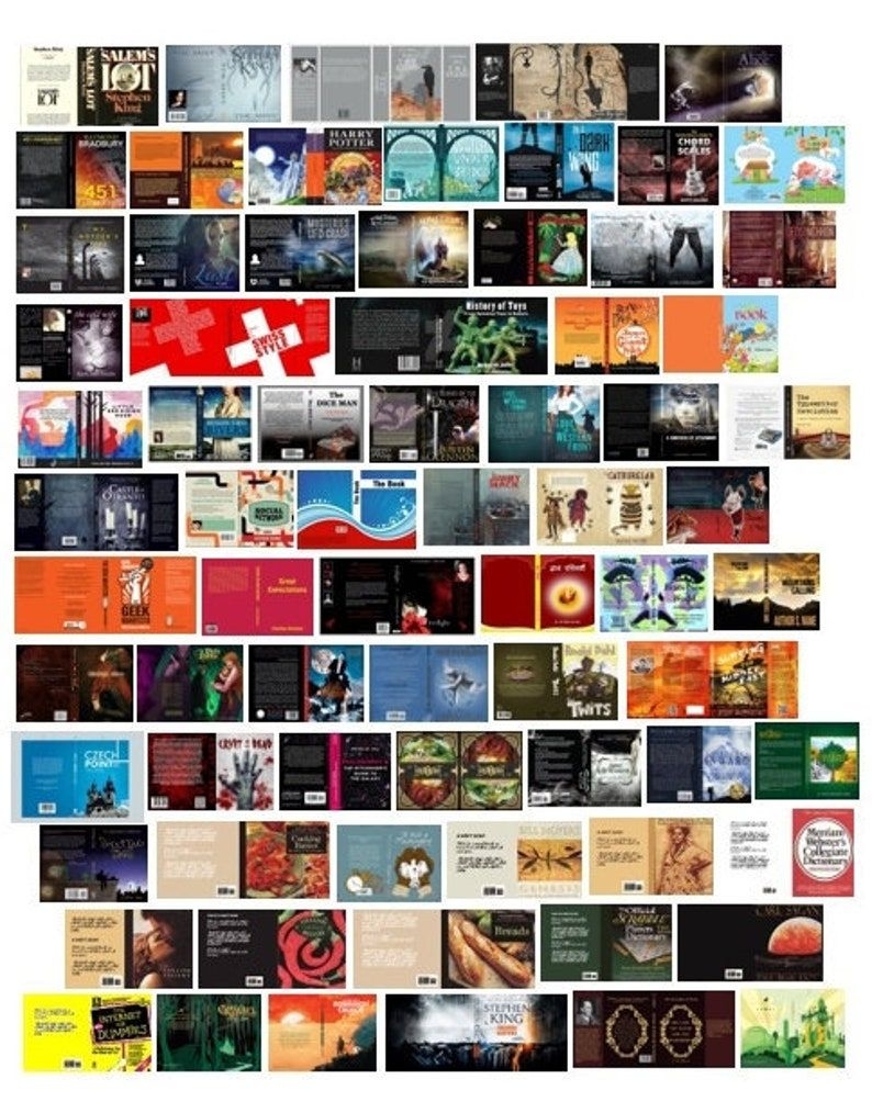 Free Printable Miniature Book Covers