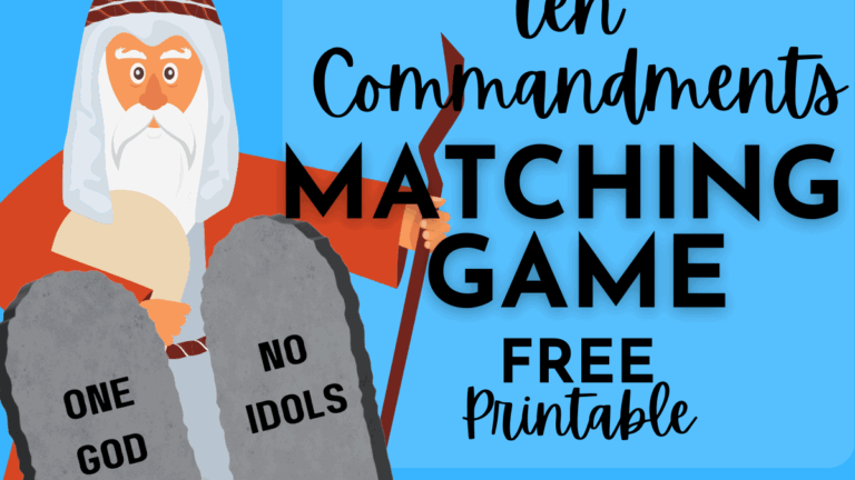 10 Commandments Matching Game Free Printable Pdf Printable Free Templates