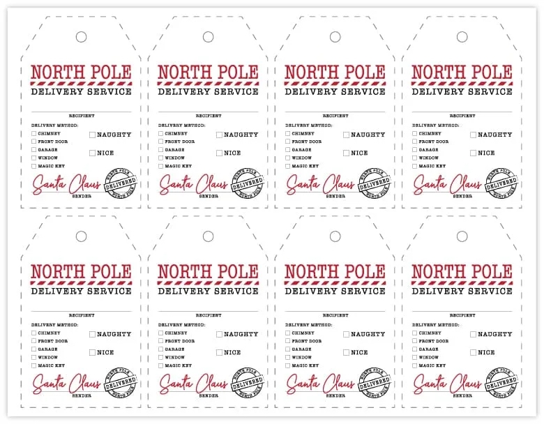 Fall Gift Tags Printable Free