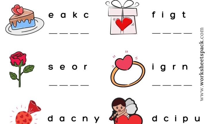 35 Free Valentine S Day Worksheets Worksheetspack Valentine