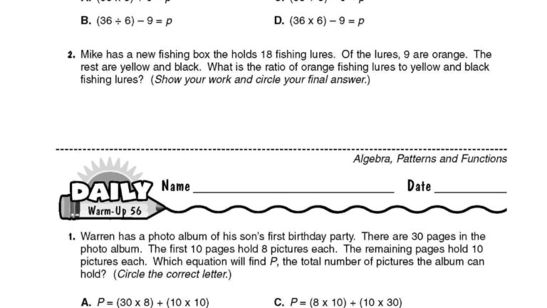 6th Grade Word Problems Gideon Math Reading Programs