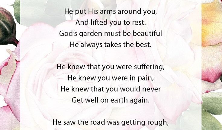 A Poem Written In The Language Of God S Garden With Pink Roses And