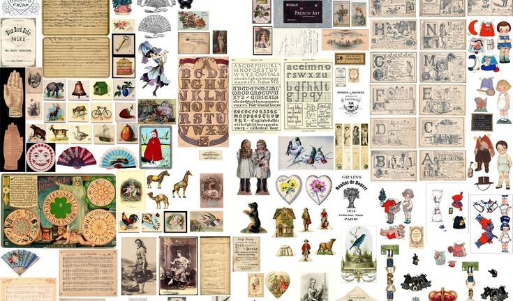A Second Poster Of Miniature Printables Print Off At A3 Size For