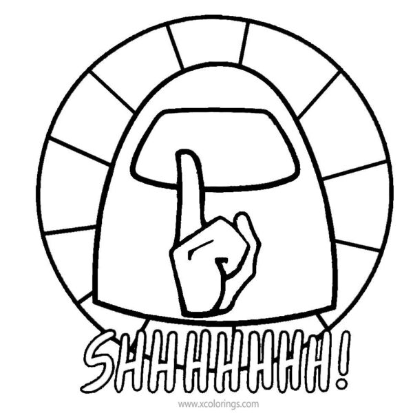 Among Us Coloring Pages Printable