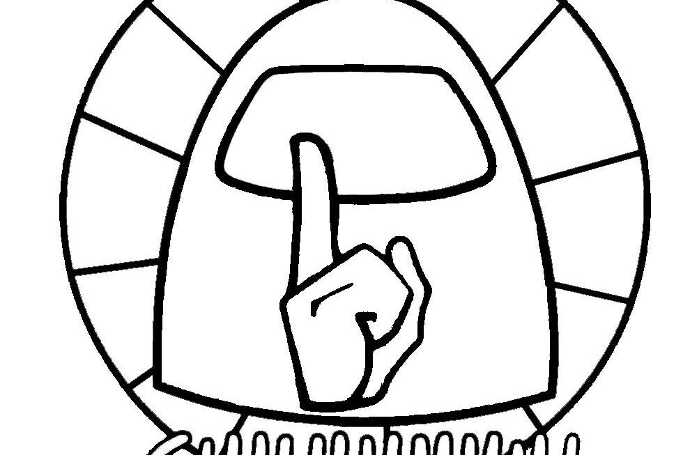 Among Us Coloring Pages Printable Printable Word Searches