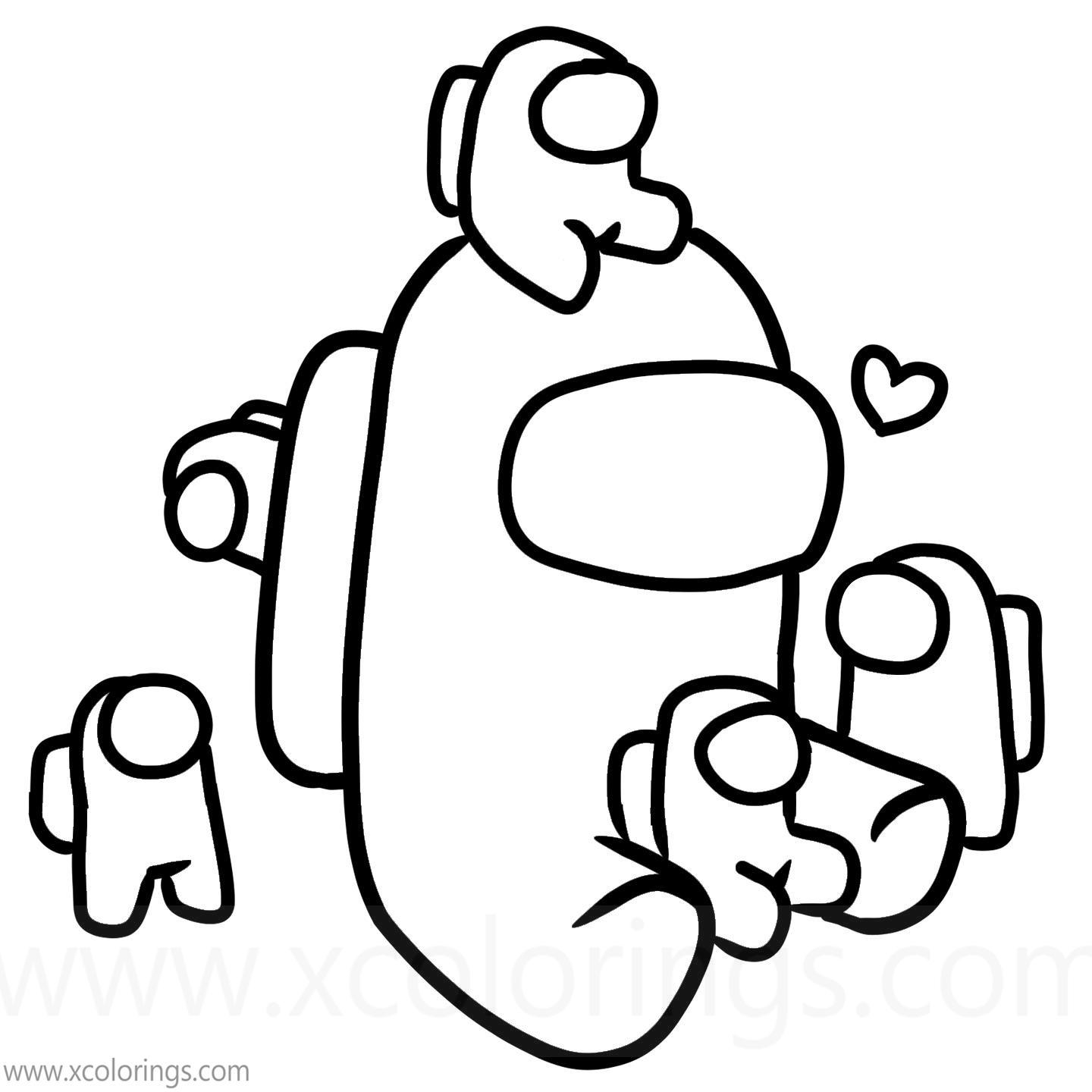 Among Us Printable Coloring Pages Printable Word Searches