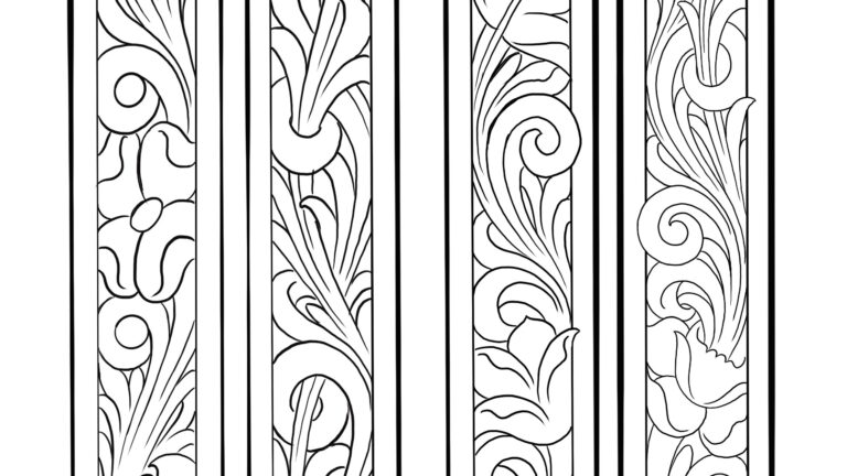 Beginner Free Printable Leather Tooling Patterns