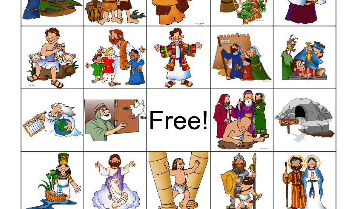 Bible Bingo Card