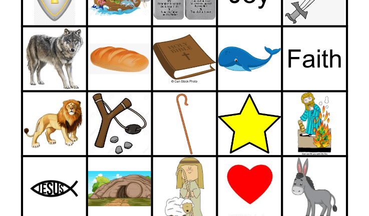 Bible Bingo Game Free Printable