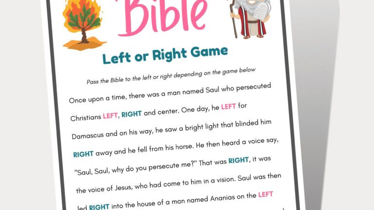 Bible Games Left Or Right Bible Game Womens Ministry Games Bible