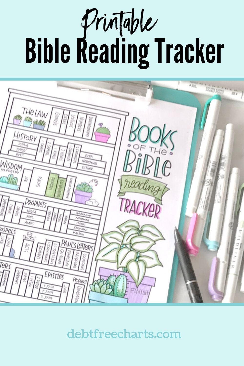 Books Of The Bible Tracker Printable Free