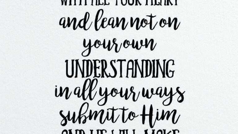 Bible Verse Free Printable Proverbs 3 5 6 From Rays Of Bliss Artofit