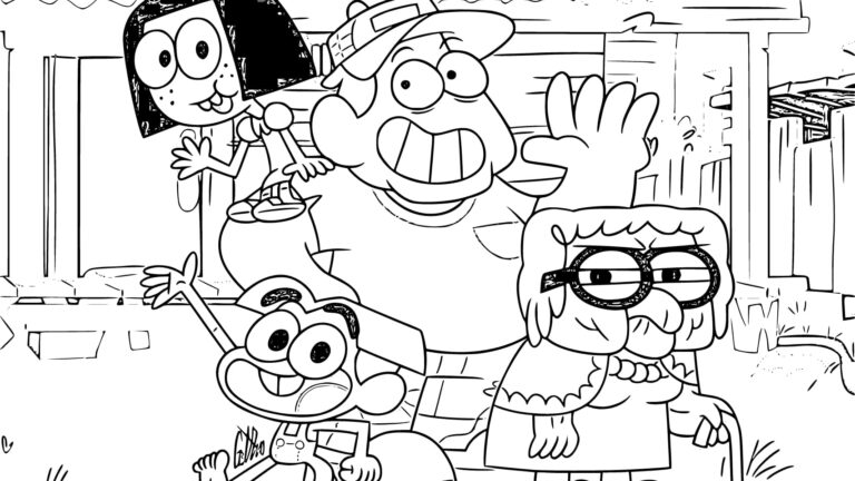 Big City Greens Coloring Pages Printable