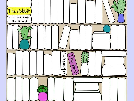 Bullet Journal Bookshelf Printable Free