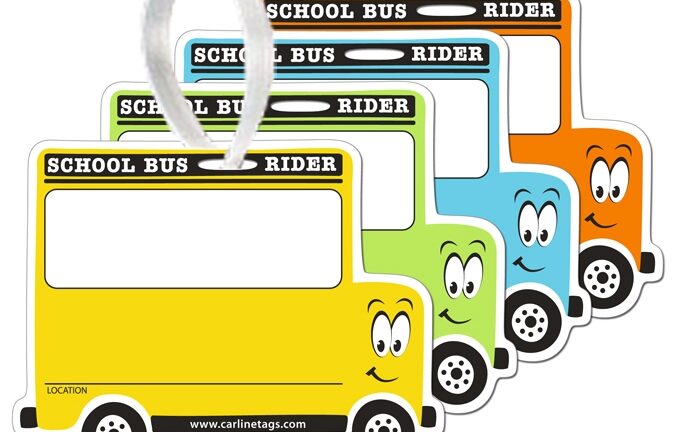 Bus Name Tags Free Printable