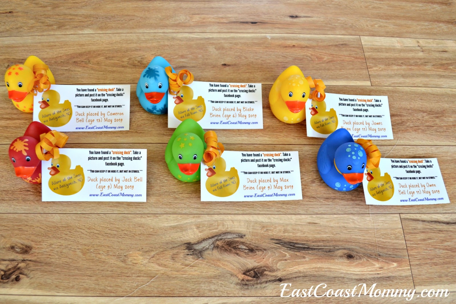Free Printable Cruising Duck Tags
