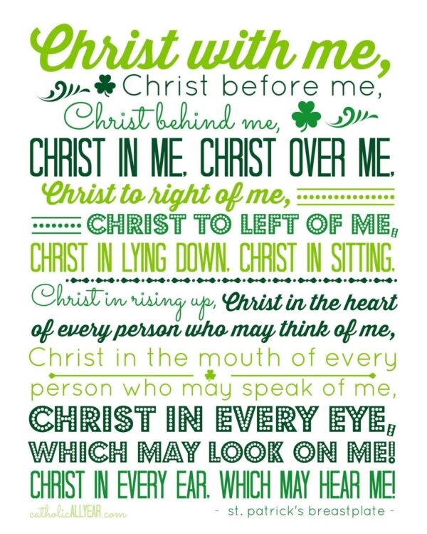 Free Printable Printable St Patrick’S Breastplate