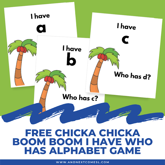 Chicka Chicka Boom Boom Leaf Template