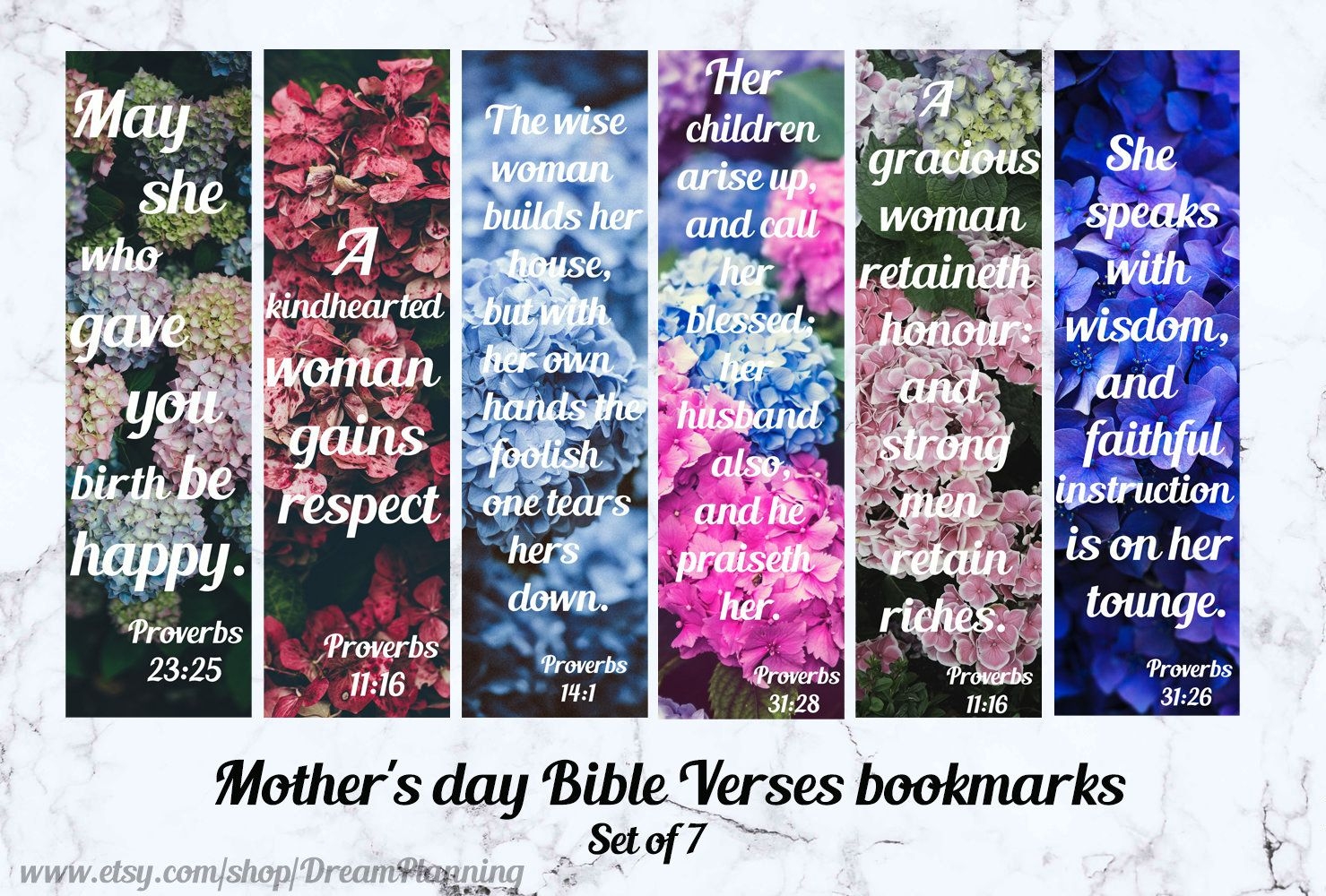 Christian Bookmarks For Women Mother S Day Bible Verses Bookmarks