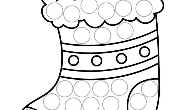 Christmas Do A Dot Christmas Preschool Theme Do A Dot Dots Free