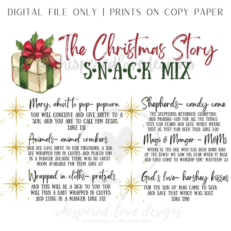 Christmas Story Snack Mix Christmas Snacks Christmas Snack Ideas Kid