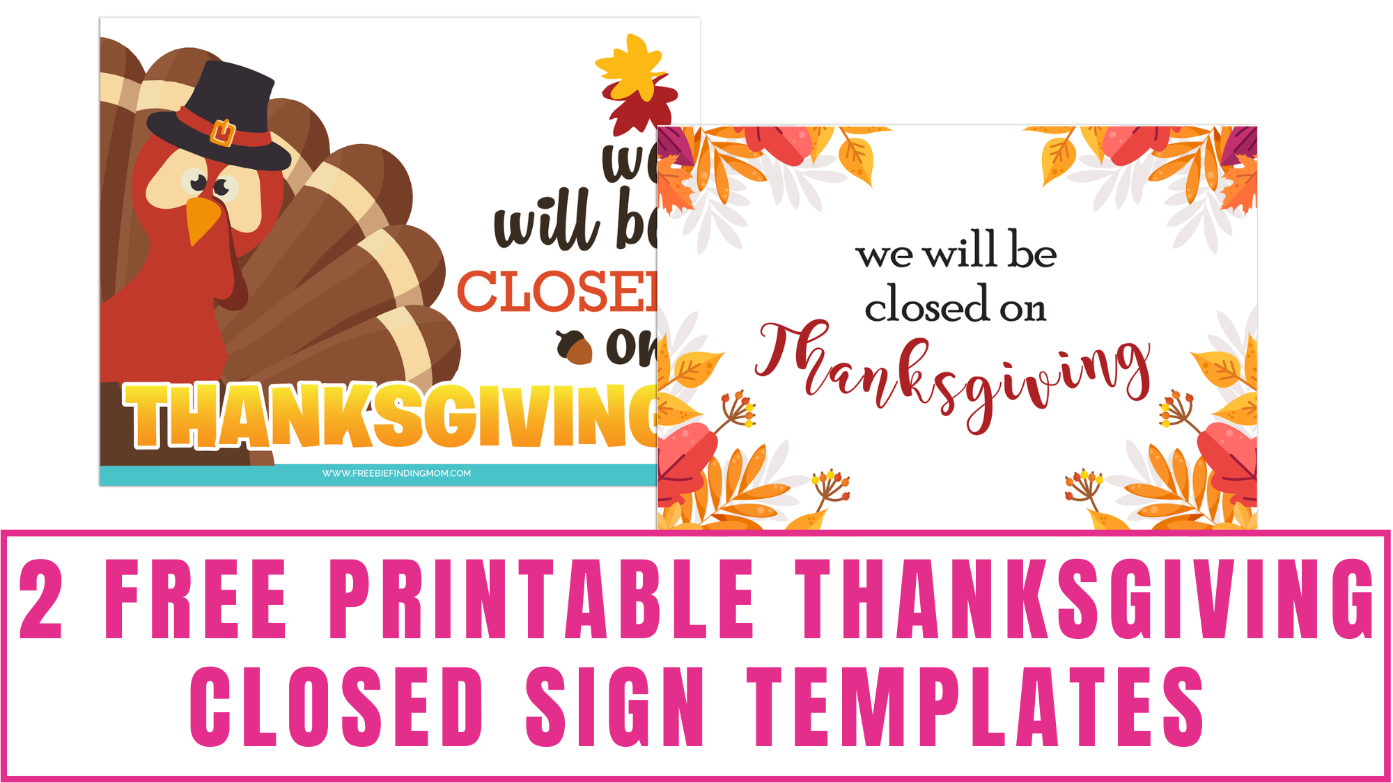 Closed Thanksgiving 2024 Printable Image Ciel Larina