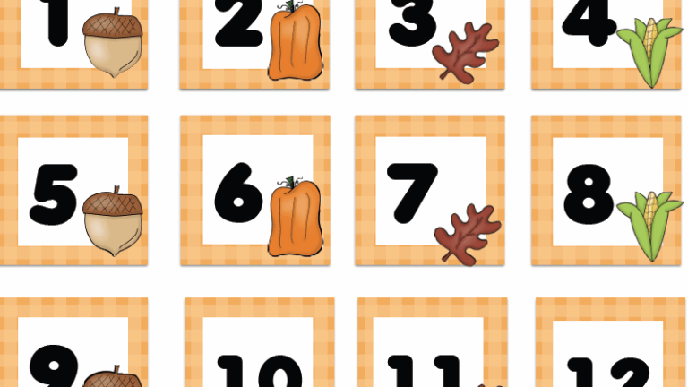 Cool Free Printable Calendar Numbers For Pocket Chart Gods Creation