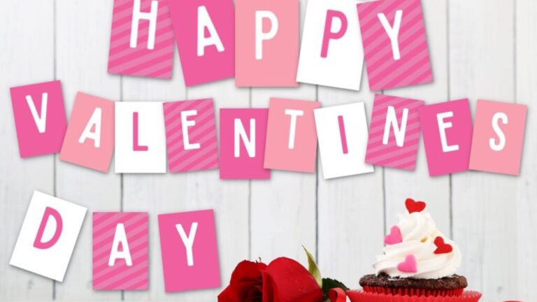 Cute Happy Valentines Day Banner Free Printable OriginalMOM