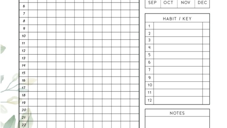 Daily Habit Tracker Free Printables Habit Tracker Pri Vrogue Co