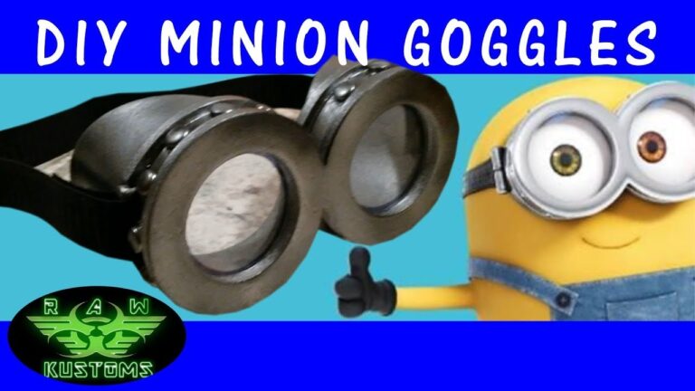 DIY DESPICABLE ME MINION GOGGLES YouTube