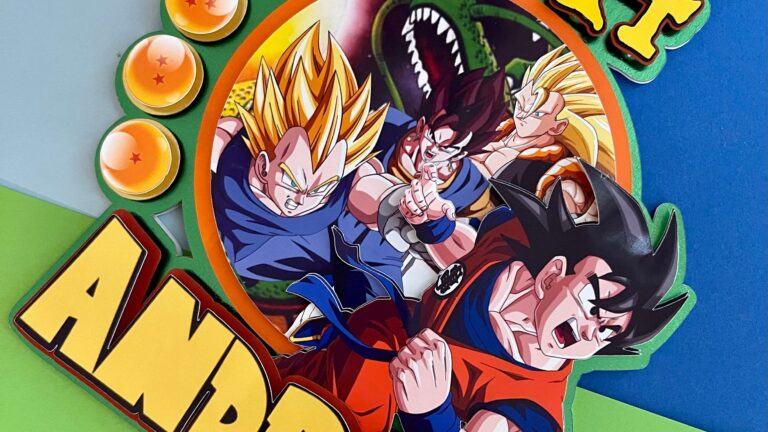 Dragon Ball Z Cake Topper Personalized Dragon Ball Z Cake Topper Custom