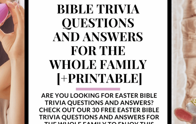 Easter Bible Trivia Questions And Answers FREE Printable My