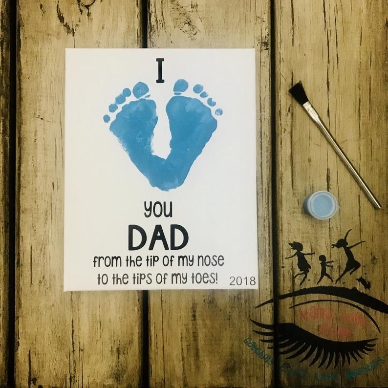 Father S Day Footprint Printable Printable Templates Free