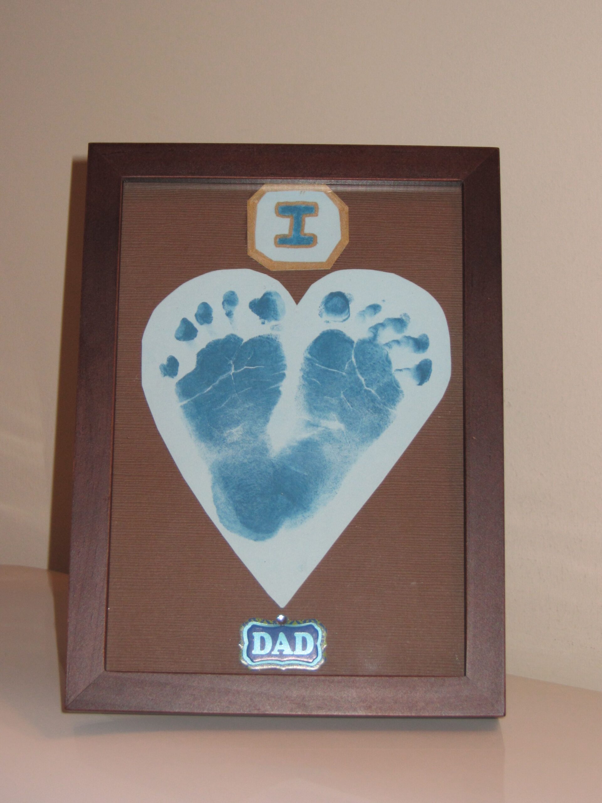Father S Day Footprint Printable Templates Online