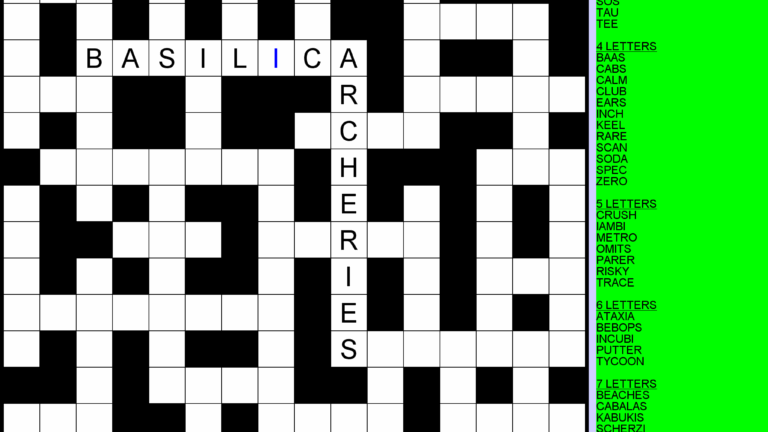 Fill In Word Puzzles Printable