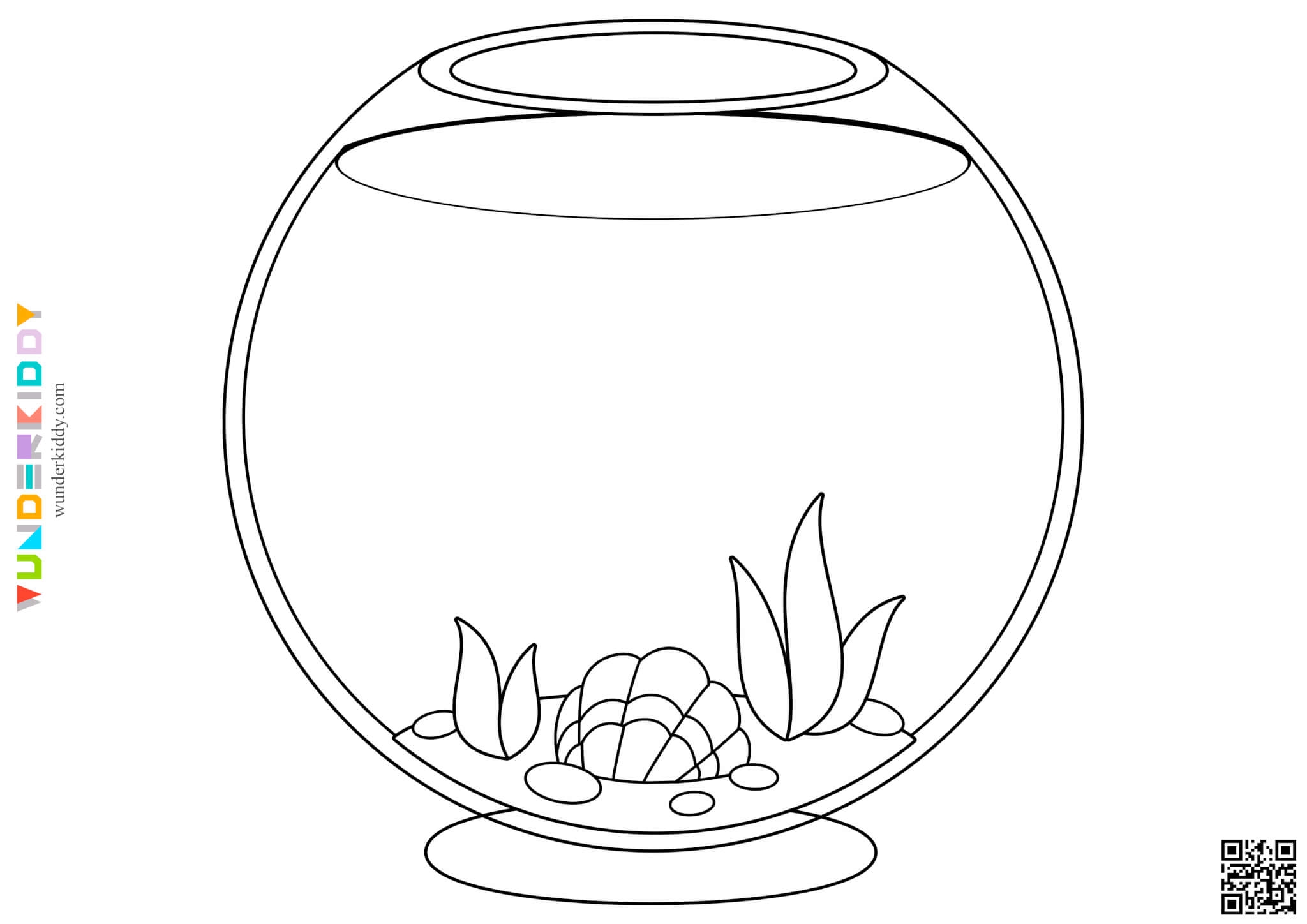 Fish Bowl Template Printable Free