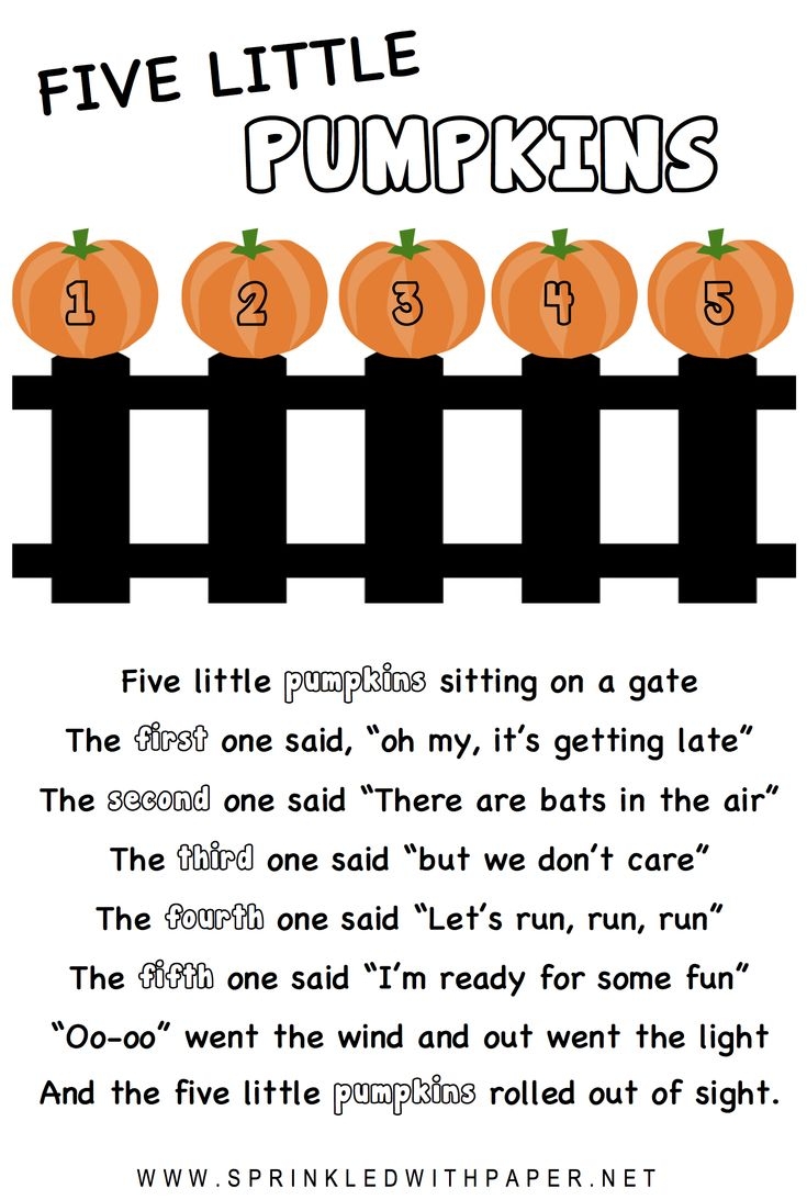 Five Little Lego Pumpkins Project Free Printable Sprinkled With