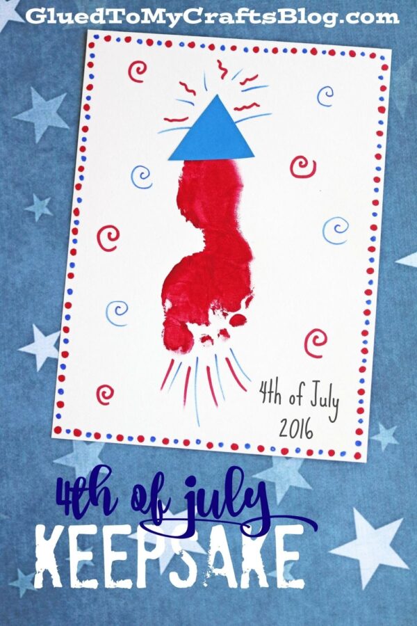 4Th Of July Handprint Craft Printable Free