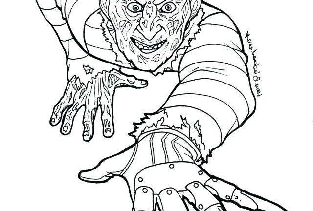Freddy Krueger Coloring Pages Printable At GetColorings Free