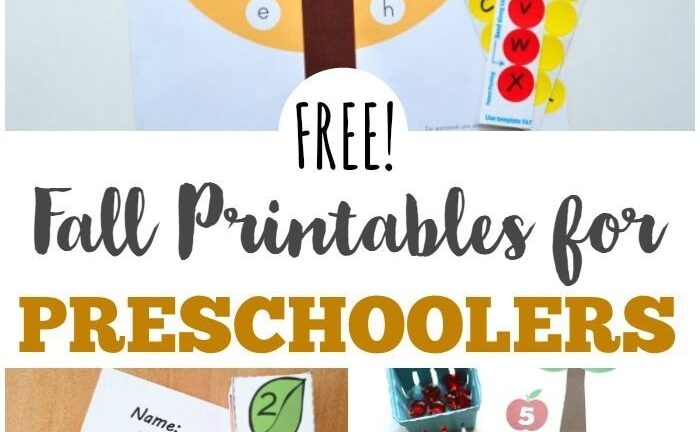Free Fall Printables For Preschoolers Look We Re Learning