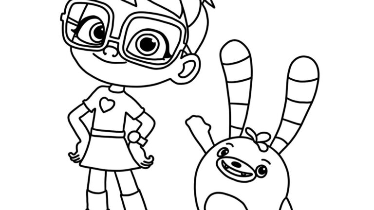 Free Printable Abby Hatcher Coloring Pages Printable Templates