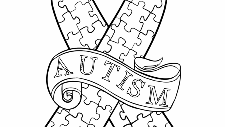 Free Printable Autism Awareness Coloring Pages