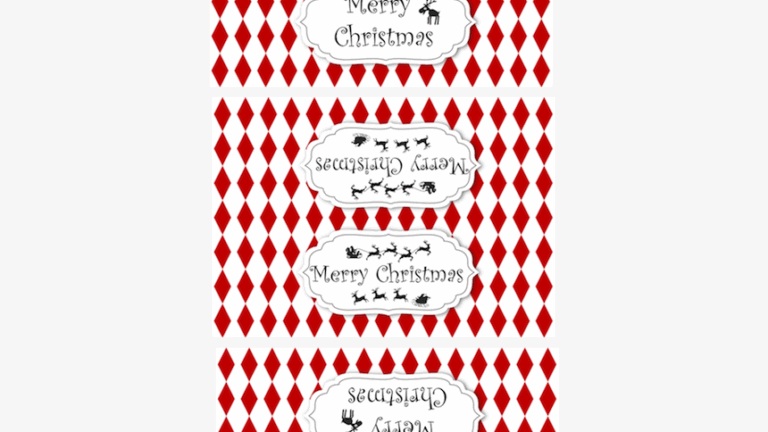 Free Printable Bag Toppers For Christmas HD Png Download Kindpng