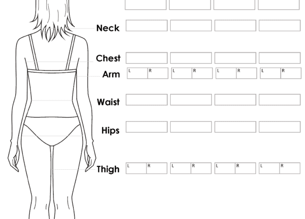 Free Printable Body Measurement Chart For Sewing Printable Word Searches