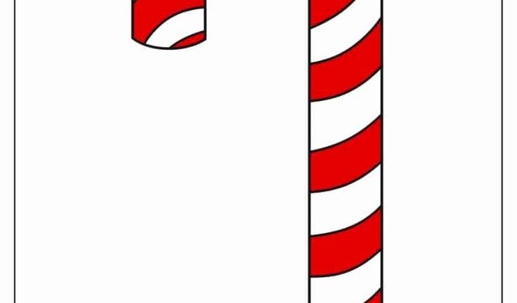 Free Printable Candy Cane Holder Printable New Year Banners