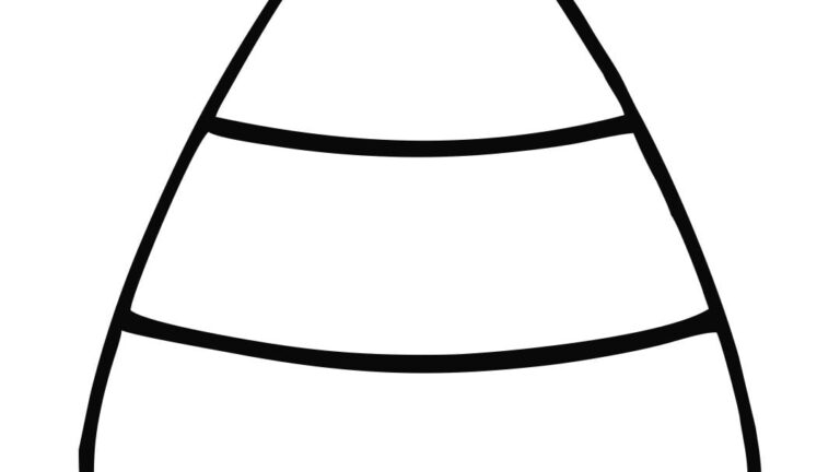 Free Printable Candy Corn Template Printable Templates Online By Paul