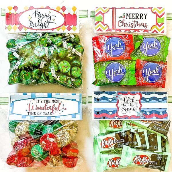 Free Printable Christmas Bag Toppers