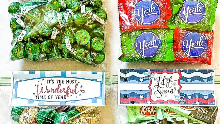 Free Printable Christmas Bag Toppers Sweet Pea